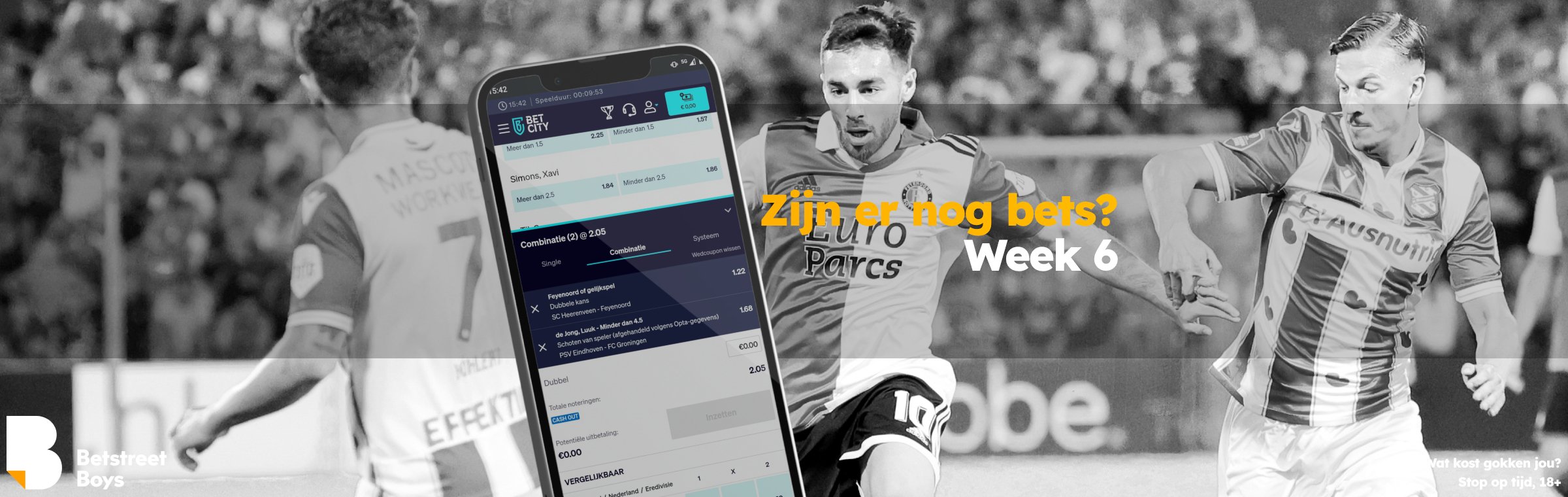 Zijn er nog bets week 6