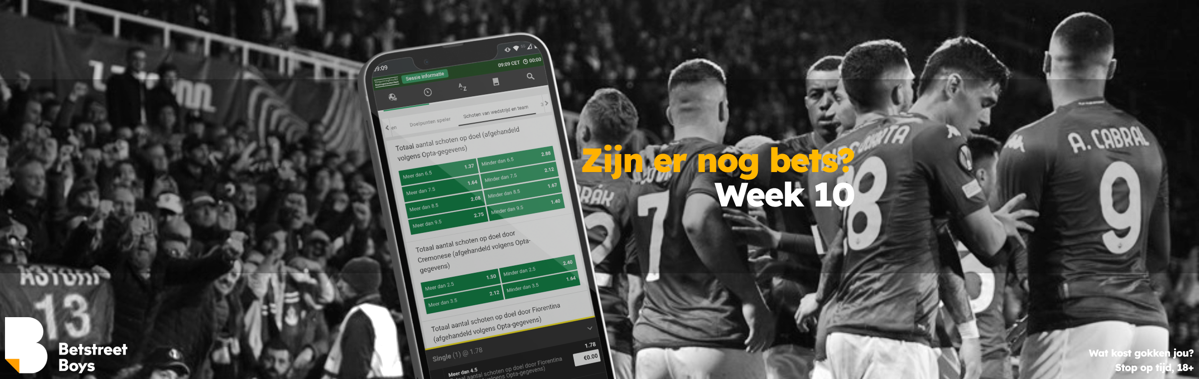 Zijn er nog bets - Week 10