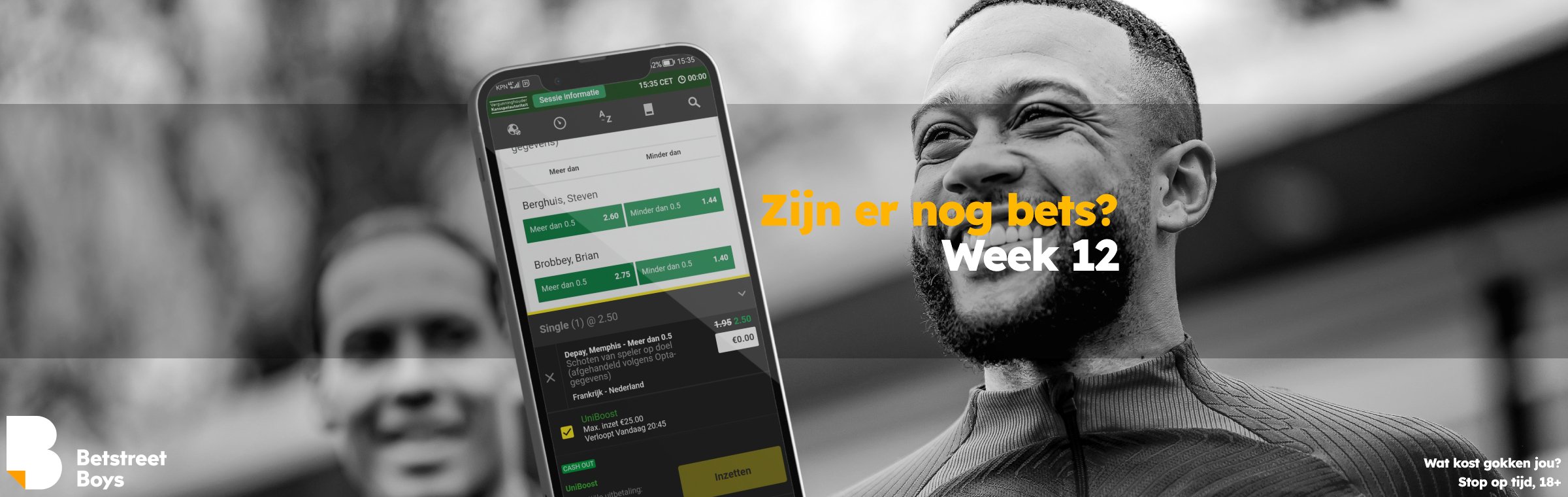 Zijn er nog bets week 12