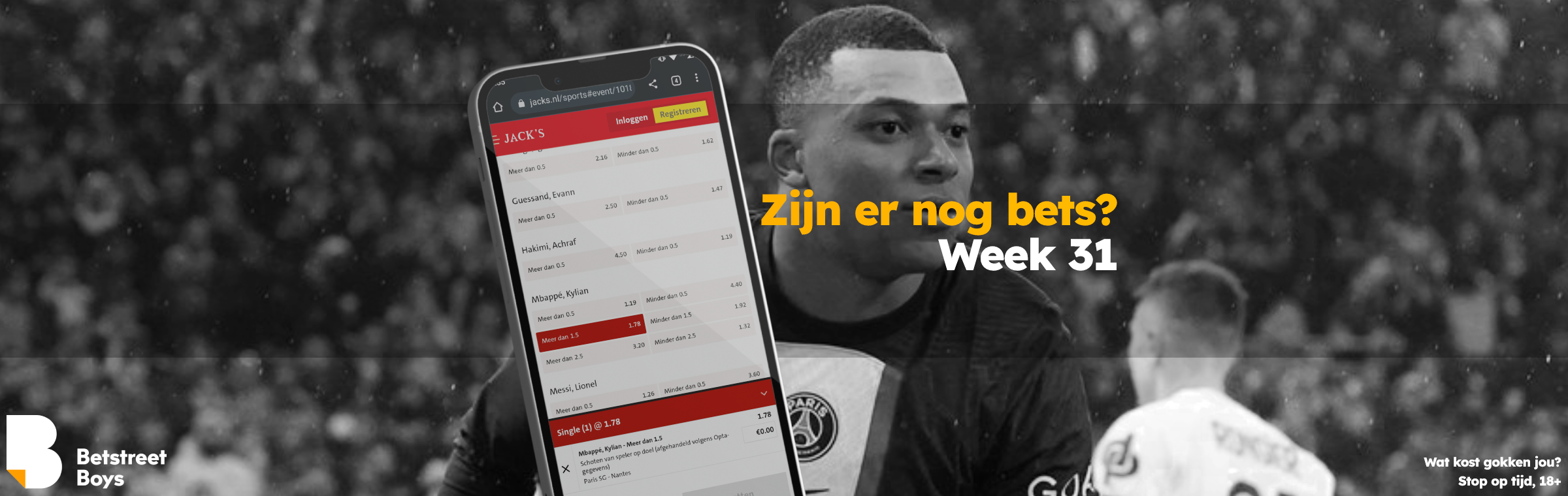 Zijn er nog bets - week 9