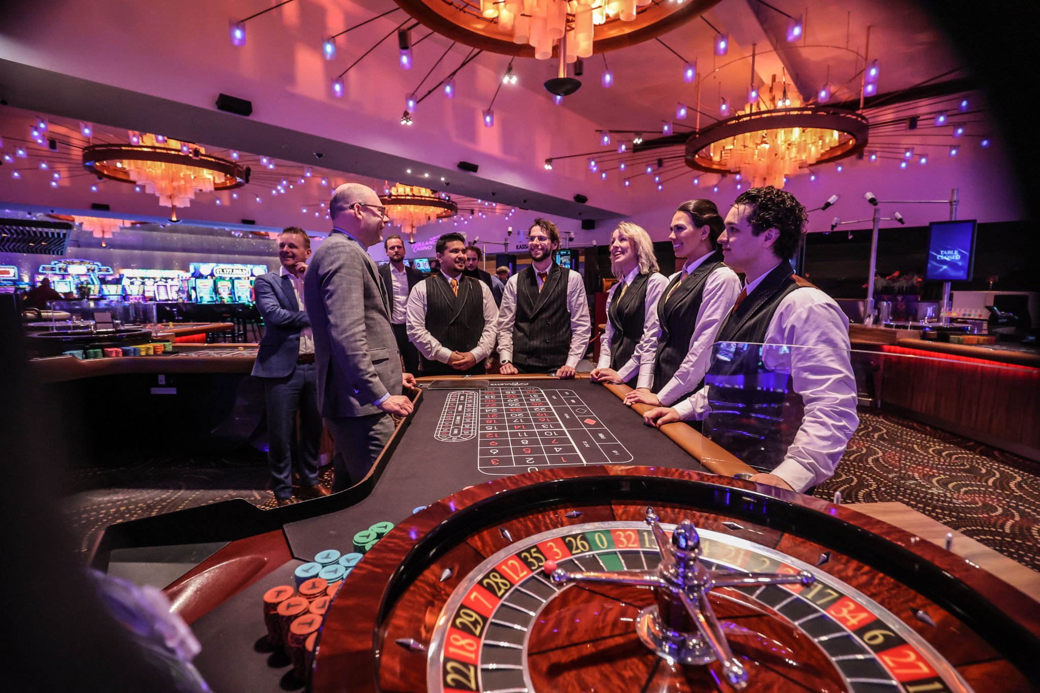 Roelof Bleker op bezoek in Holland Casino Enschede