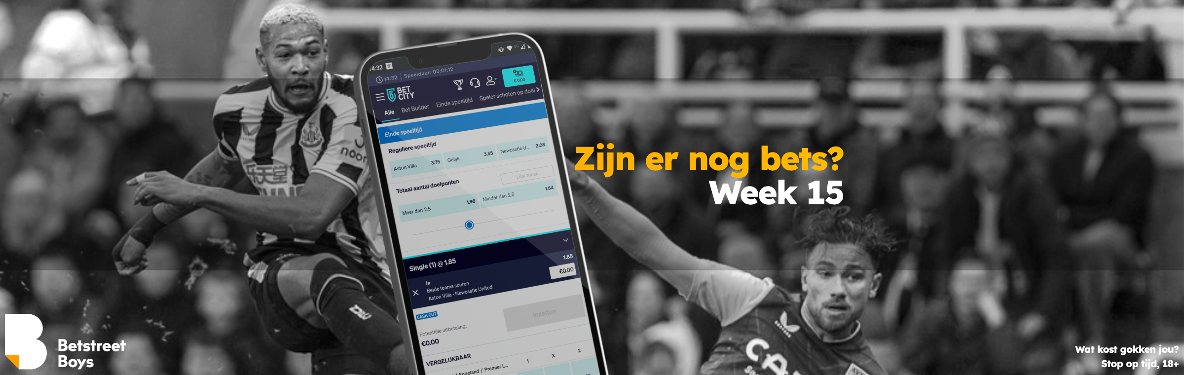 Zijn er nog bets week 15