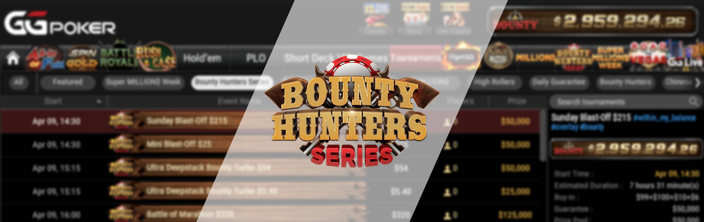 bounty hunters series ggpoker