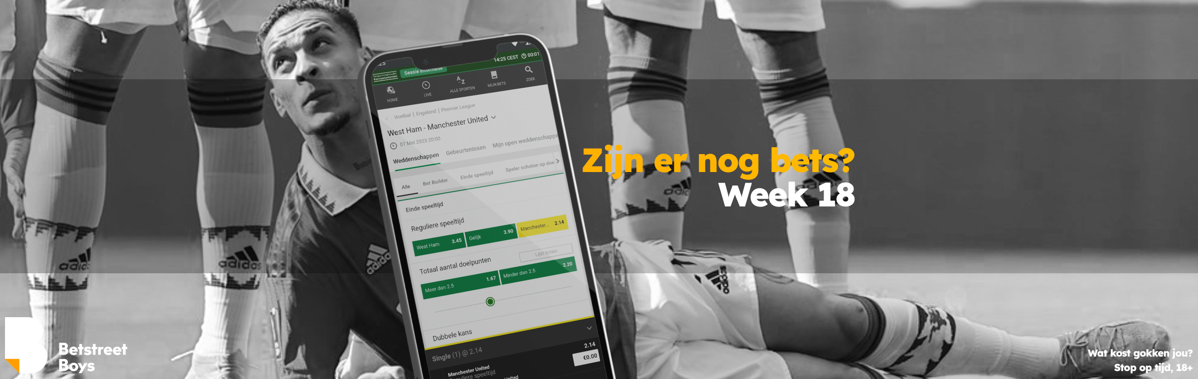 Zijn er nog bets week 18