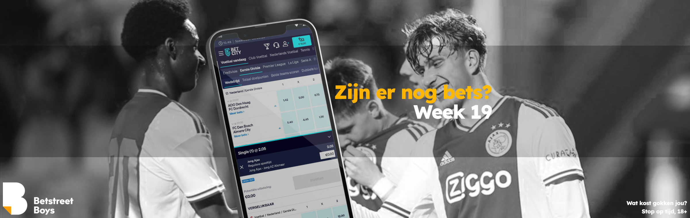 Zijn er nog bets week 19