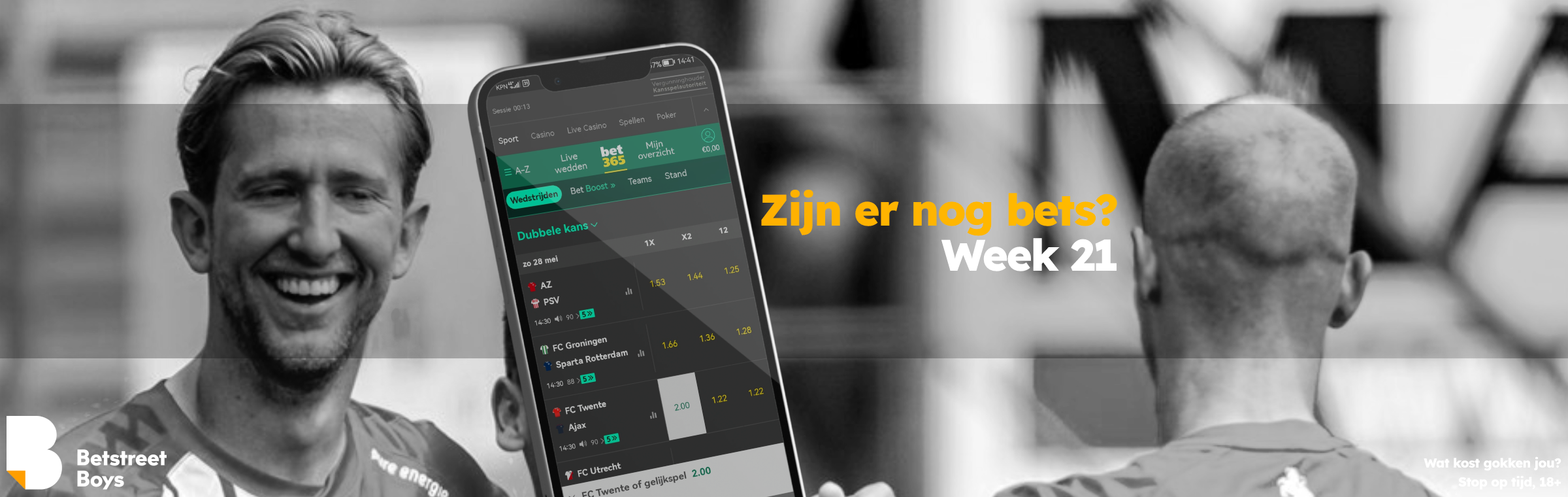 Zijn er nog bets week 21