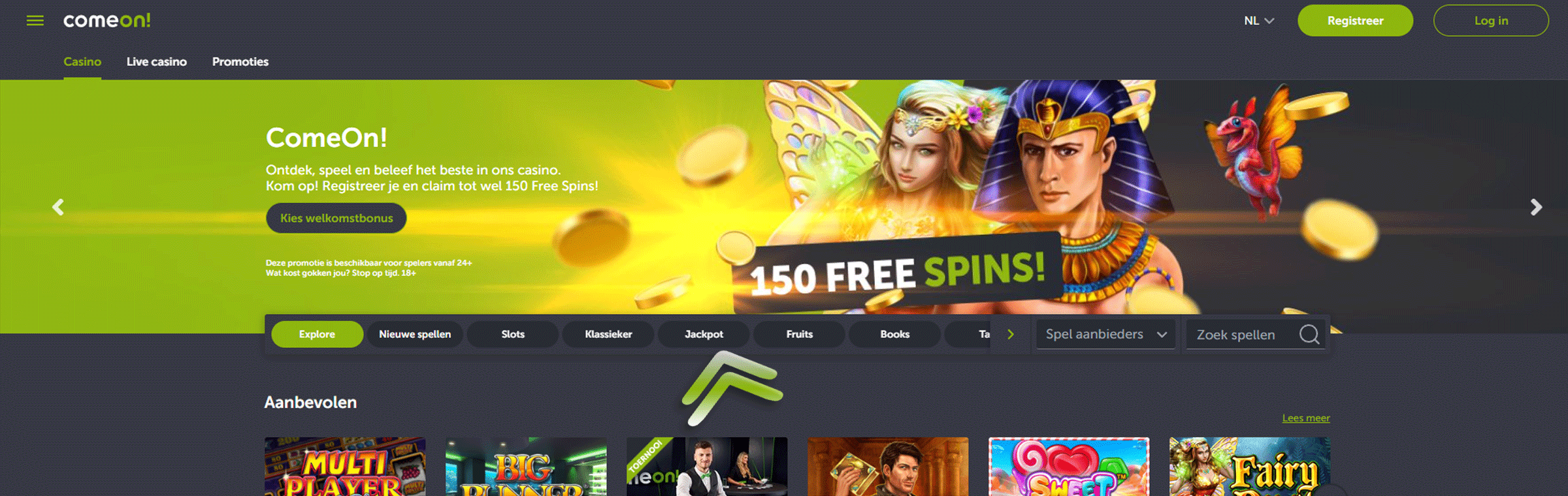 Comeon-jackpots