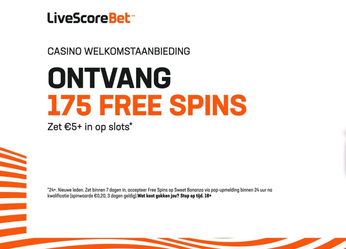 LiveScore Bet 175 free spins