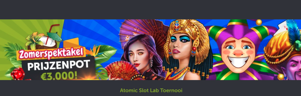 Atomic Slot Lab Toernooi bij ComeOn