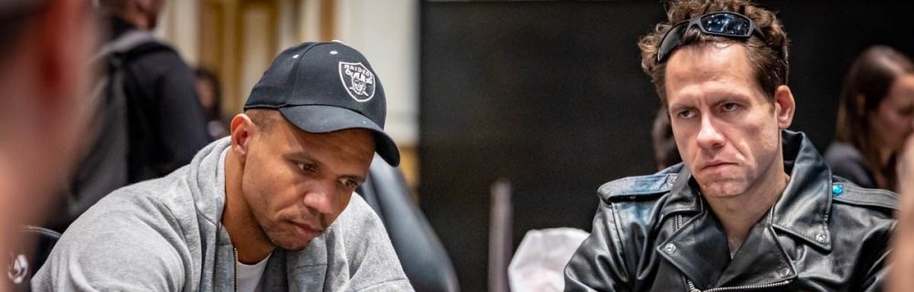 Phil Ivey op Dag 1 van het PPC