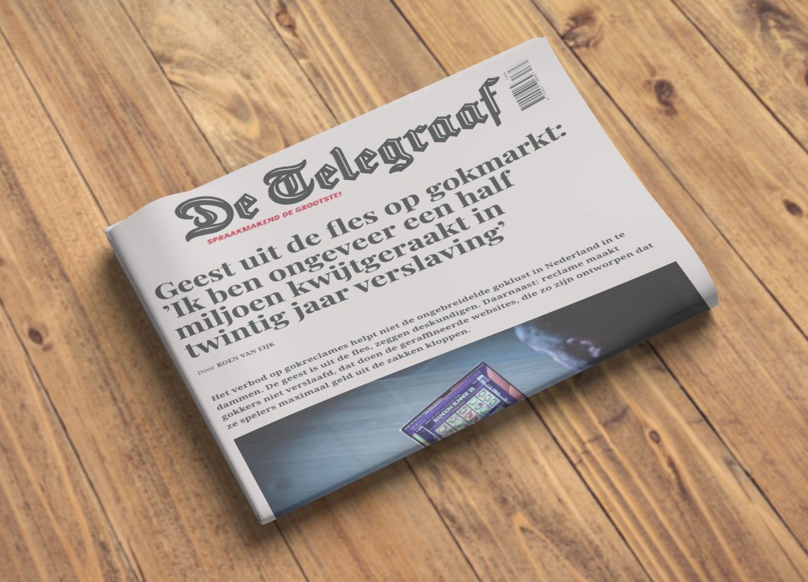 Chantal Schinkels De Telegraaf kritiek online casino's