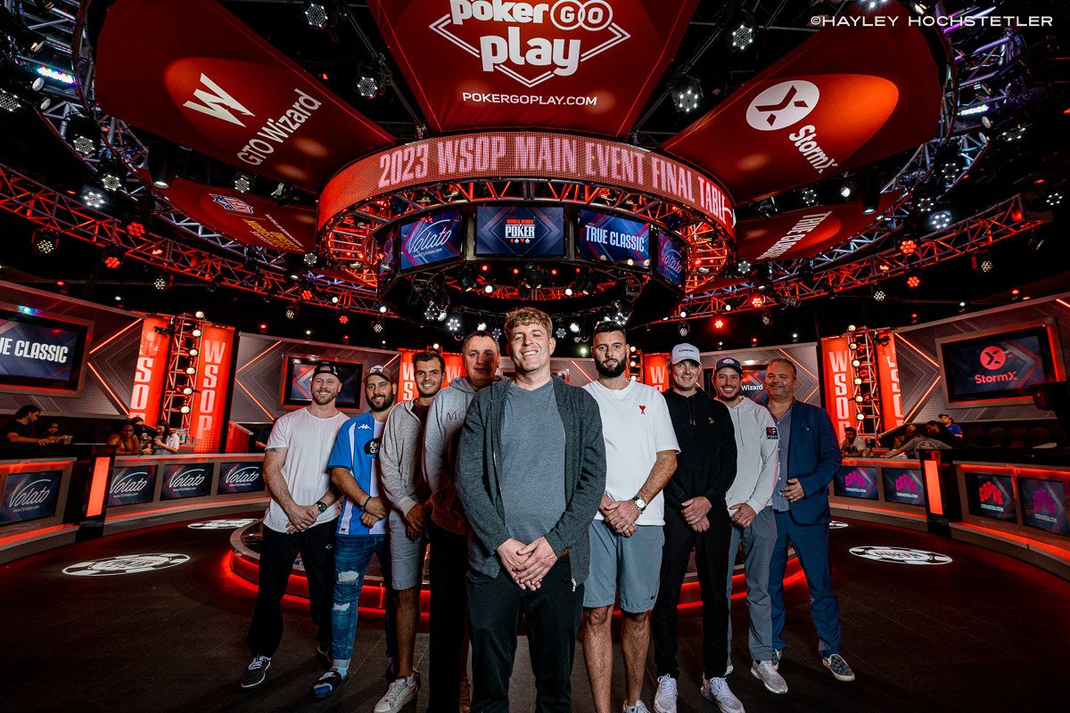 2023 WSOP Main Event finaletafel