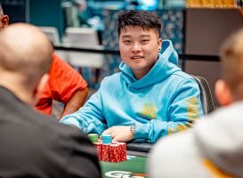 David Hu naar finaledag bij 2023 WSOP