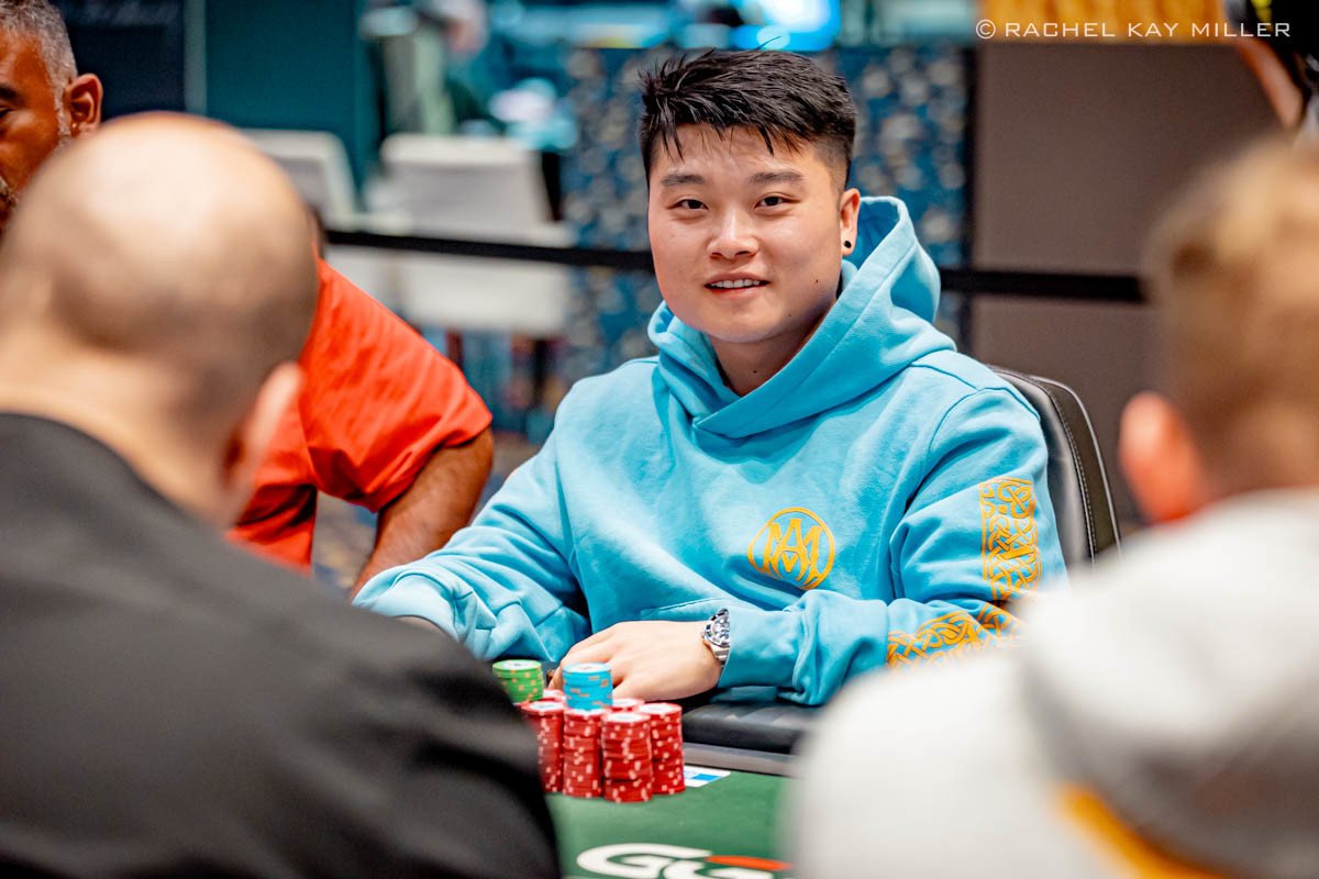 David Hu naar finaledag bij 2023 WSOP