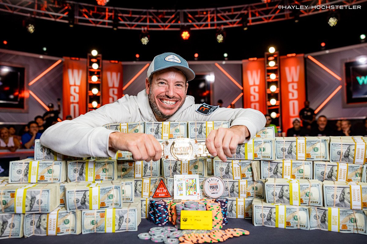 Daniel Weinman, winnaar 2023 WSOP Main Event