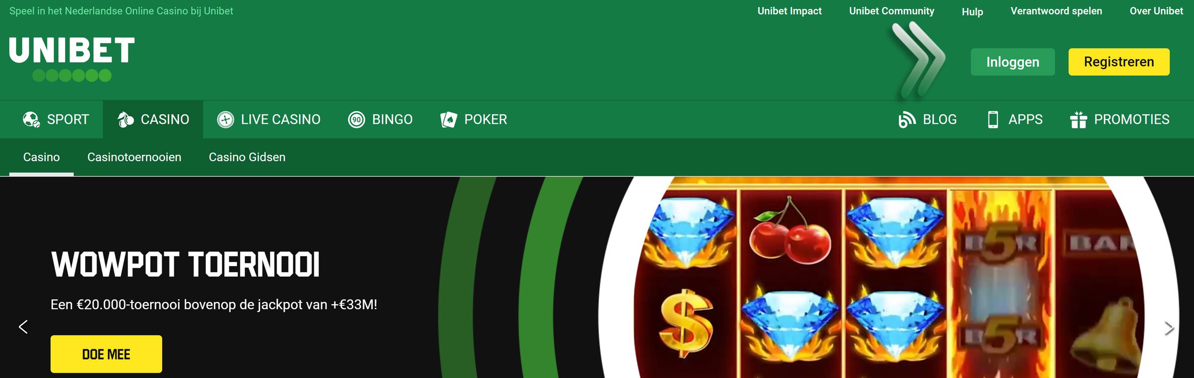 Log-in-bij-Unibet
