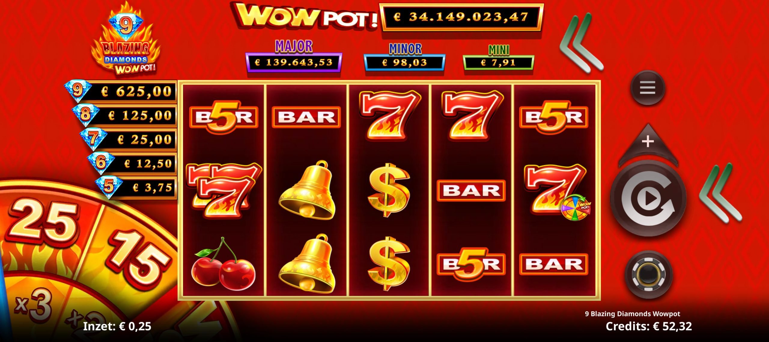 Spin voor een jackpot