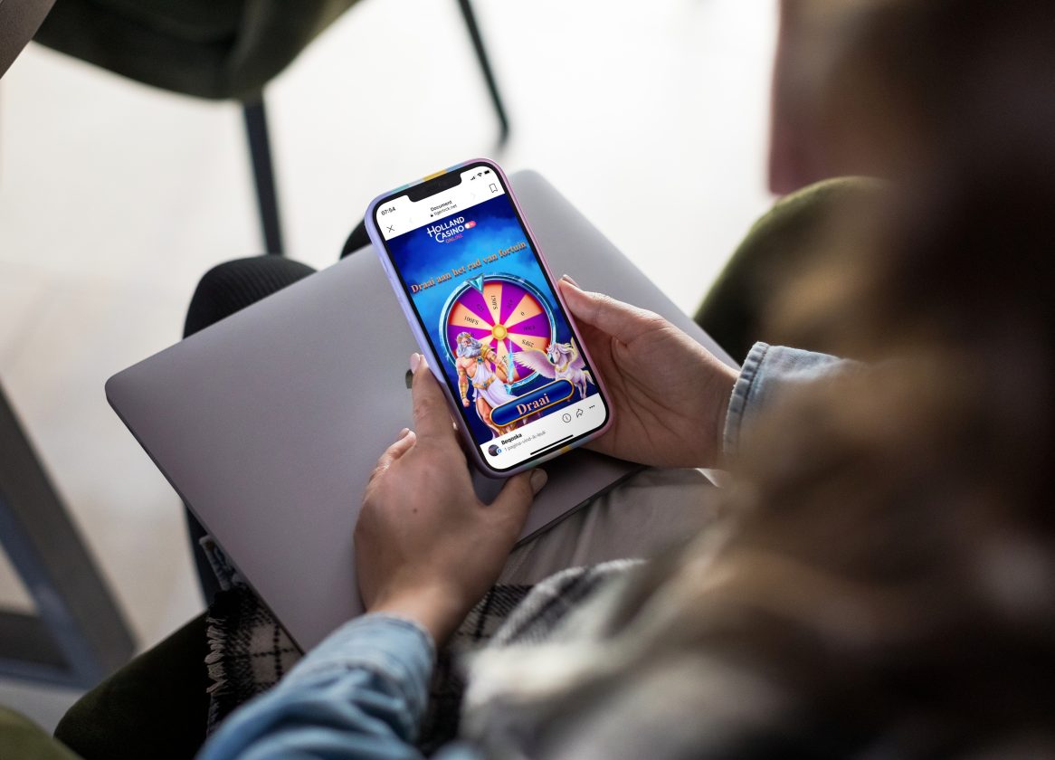 Holland Casino logo te zien in advertenties illegale aanbod