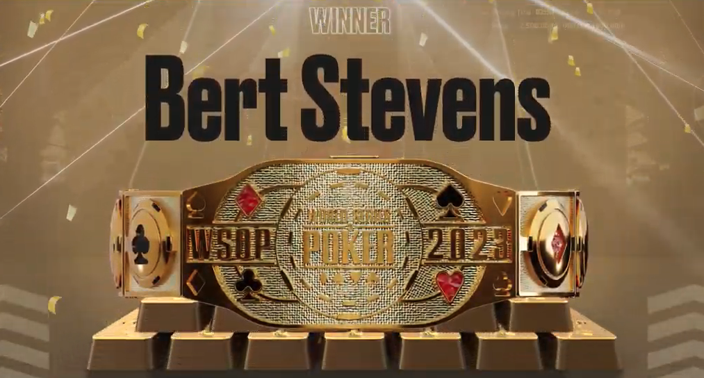 Bert Stevens, WSOP Online Main Event