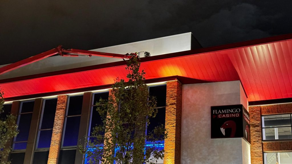 Brand bij Flamingo Casino in Alkmaar