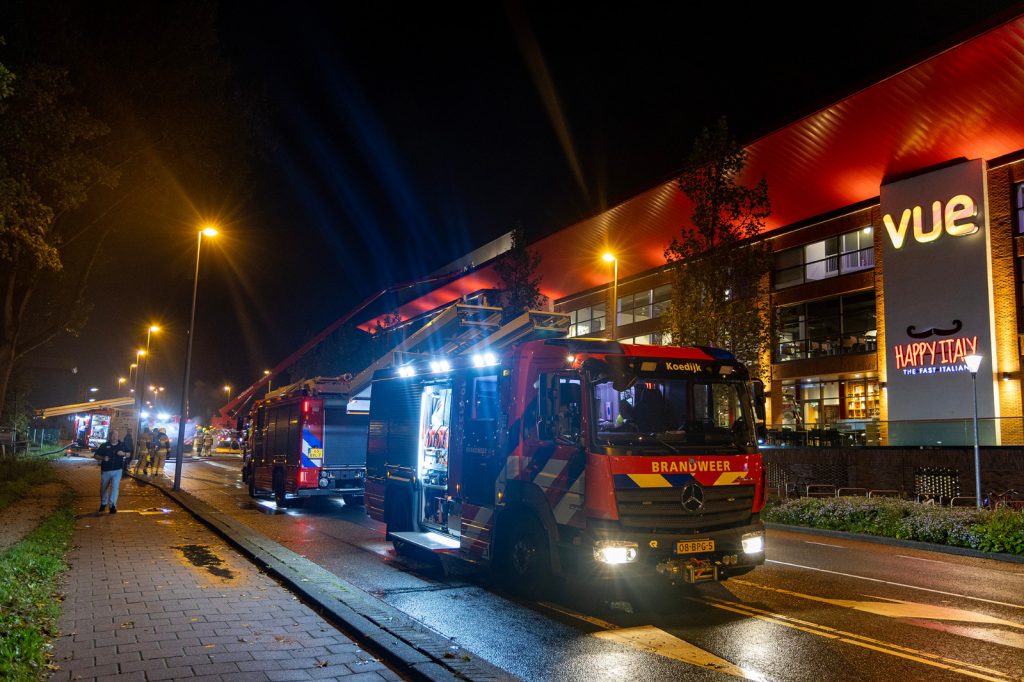 Brand bij Flamingo Casino in Alkmaar