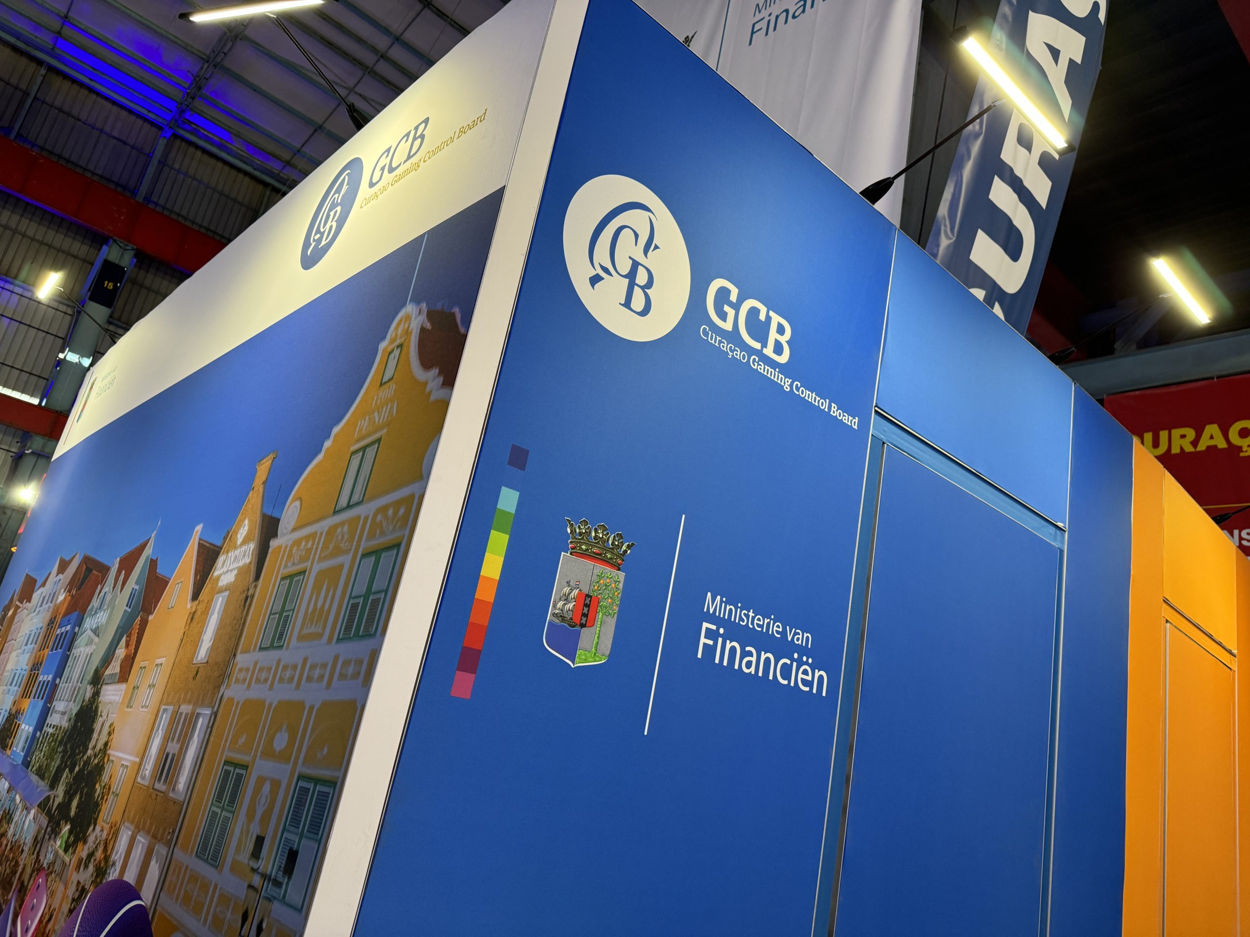 Curaçao Gaming Control Board (GCB) Ministerie van Financiën op SiGMA Malta (november 2023) (foto Frank Op de Woerd voor CasinoNieuws.nl)