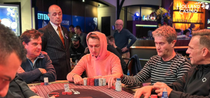 Tom Talboom, chipleader in MCOP 2023 Main Event
