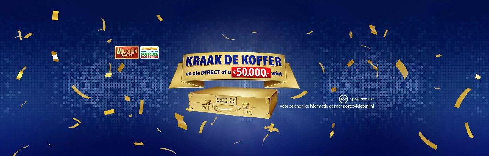 RCC reclamefolder Postcode Loterij