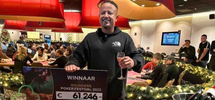 Yuel Bereket, winnaar Rotterdam Rounders Poker Festival Holland Casino