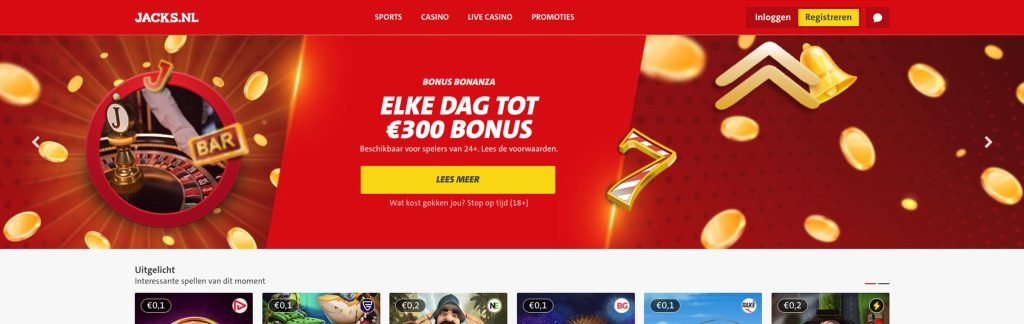 Jacks-Bonus-Bonanza-inloggen-bij-Jacks.nl