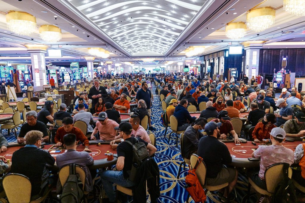 The Venetian pokerroom (foto via WPT.com)