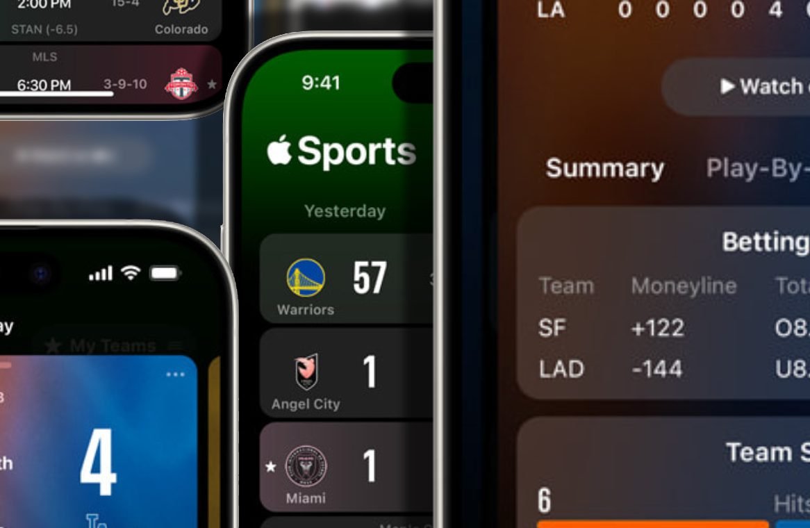 Apple Sports met quoteringen van DraftKings