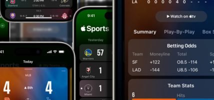 Apple Sports met quoteringen van DraftKings