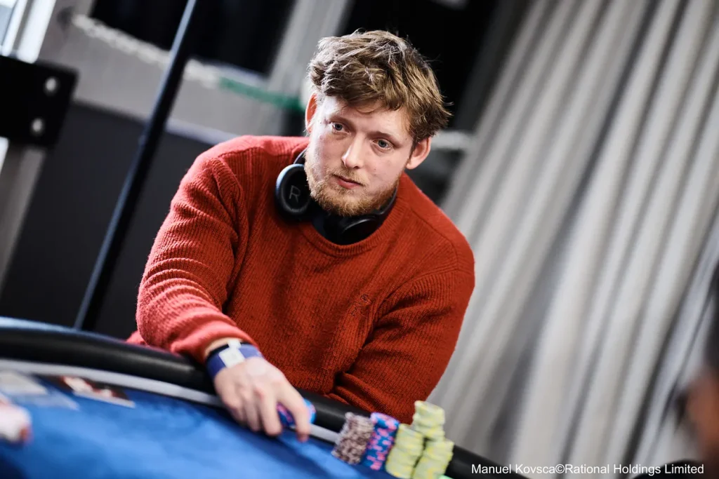Duco ten Haven tijdens de EPT Parijs - credit Manuel Kovsca voor PokerStars Rational Intellectual Holdings