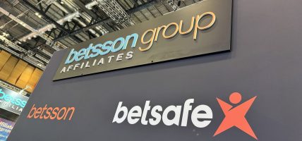 Betsson Group affiliates betsafe NordicBet (ICE Londen 2024) foto door Frank Op de Woerd voor CasinoNieuws.nl