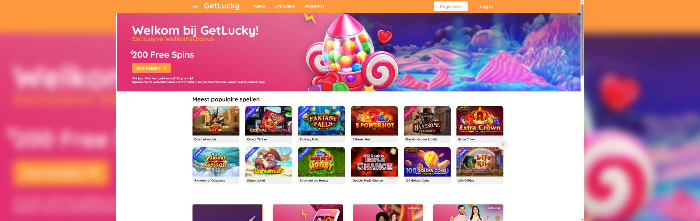 registratie getlucky