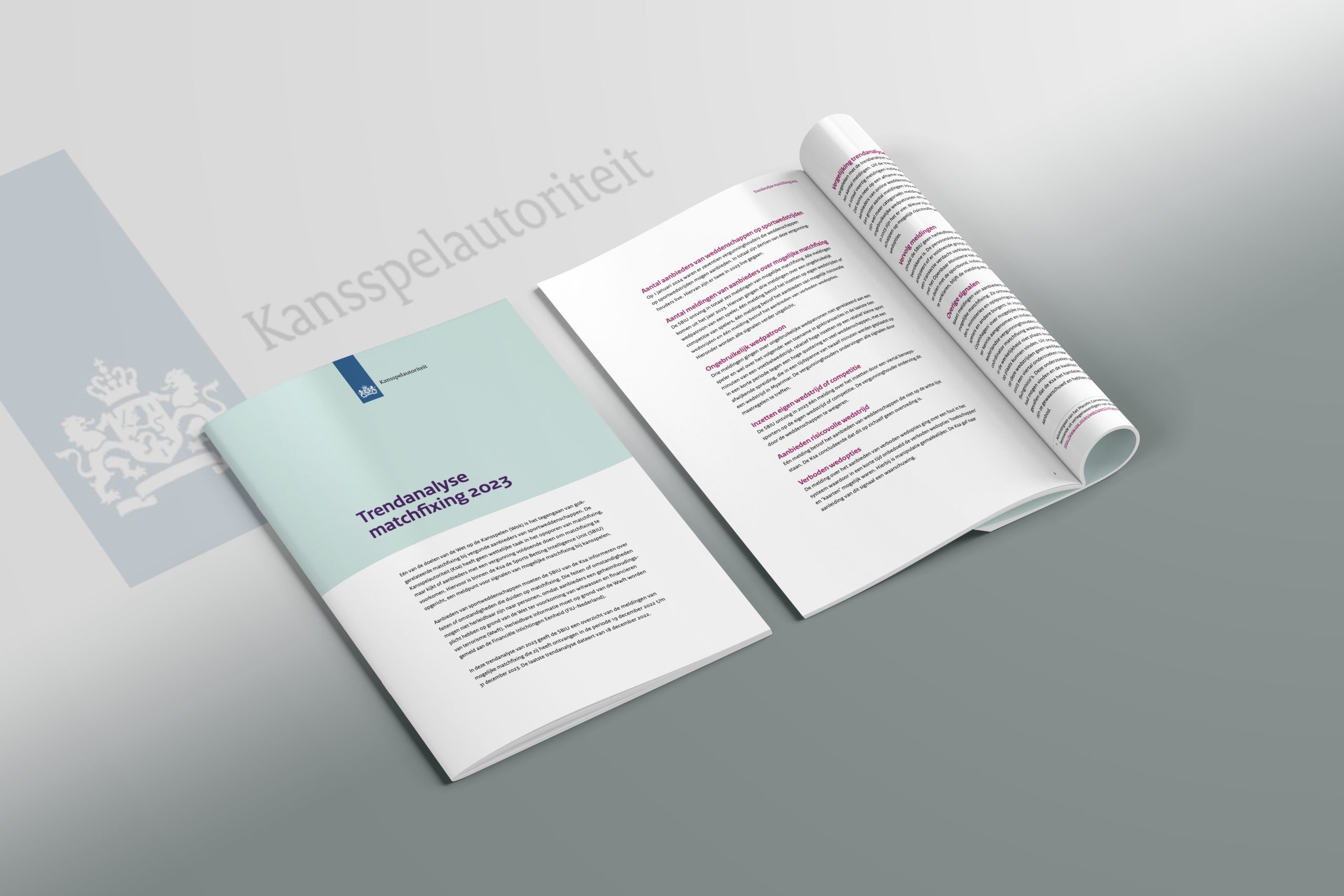 Trendanalyse matchfixing 2023 Ksa Kansspelautoriteit