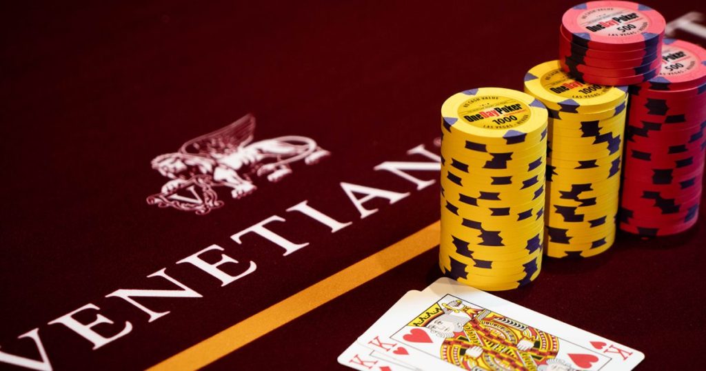 The Venetian pokerroom (foto via VenetianLasVegas.com)