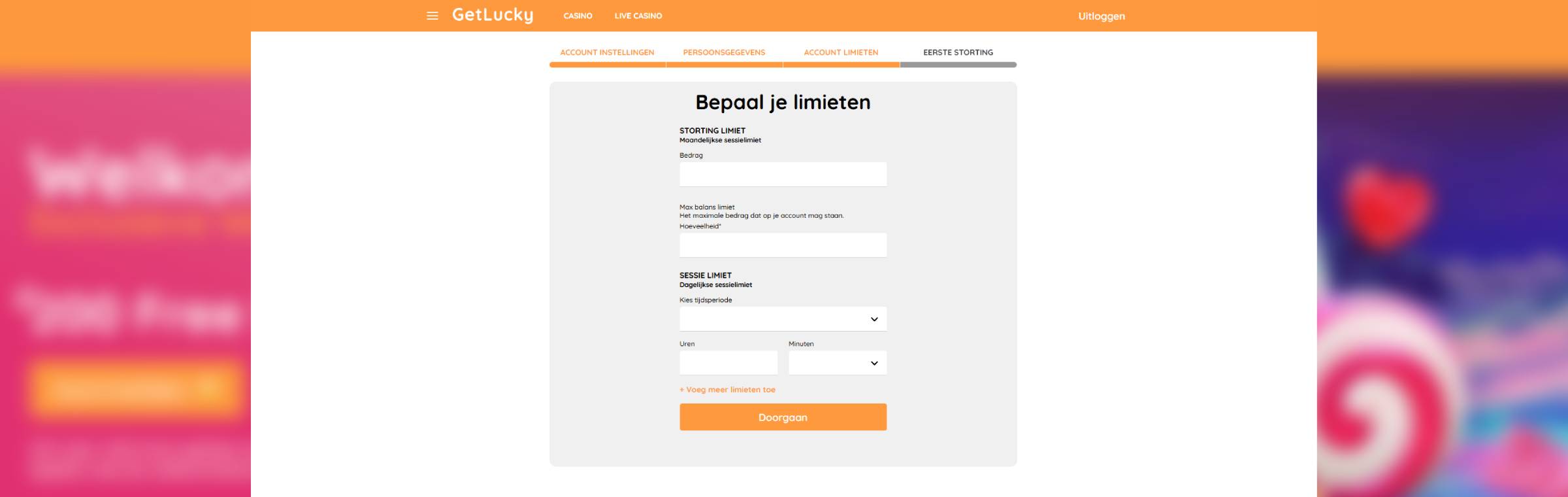 registratie getlucky