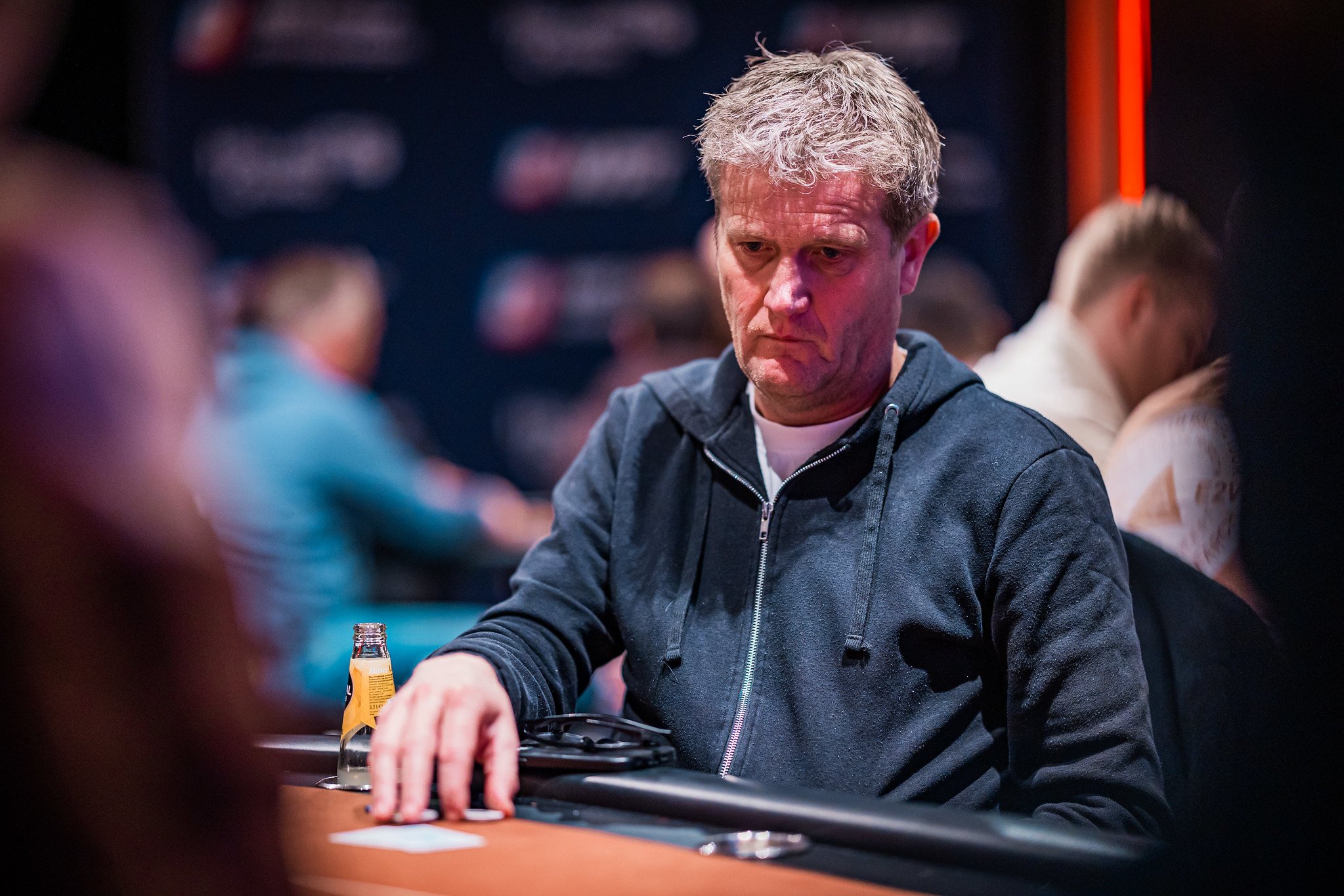 Alberto Stegeman in actie op Dag 1A van WPT Prime Amsterdam