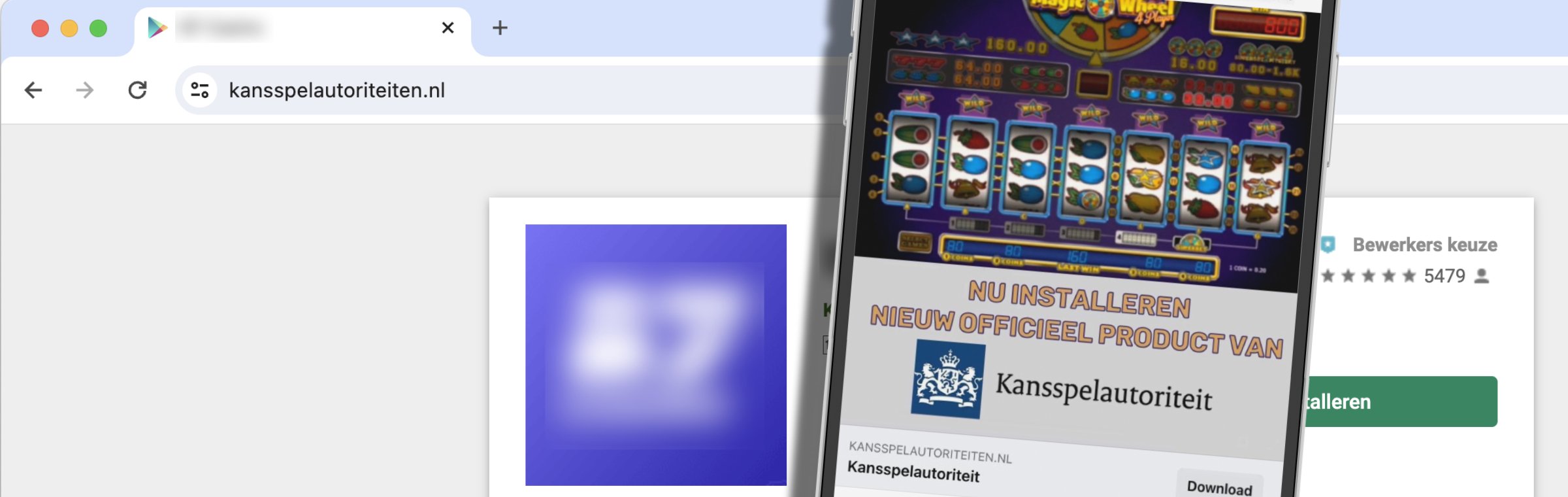 Illegaal online casino affiliate Kansspelautoriteiten.nl