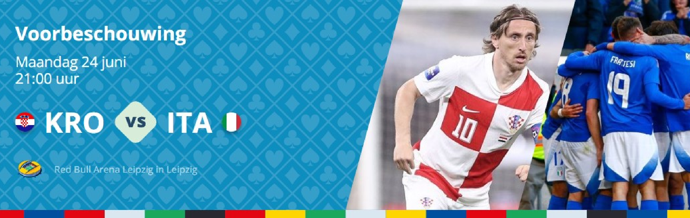 Wedtips Kroatië Italië EK 2024