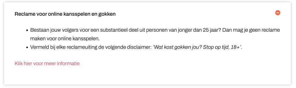 Influencers certificaat