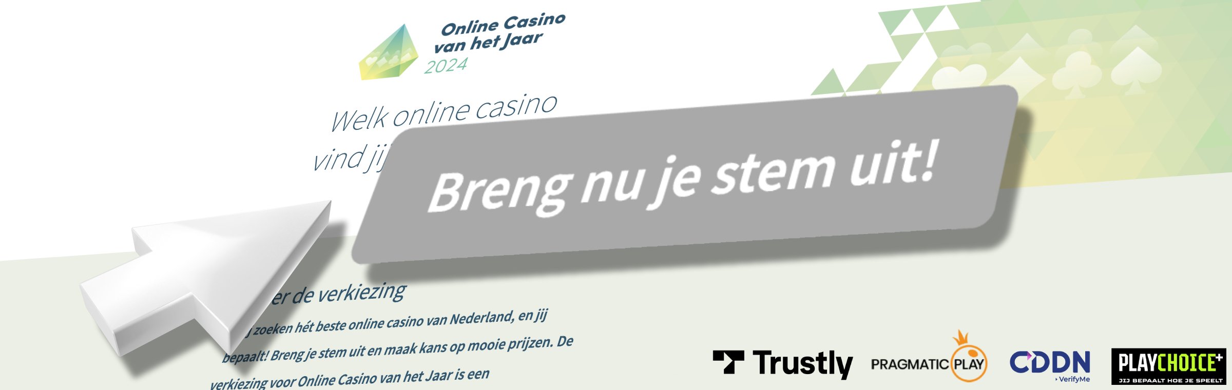 Online Casino van het Jaar stemmen