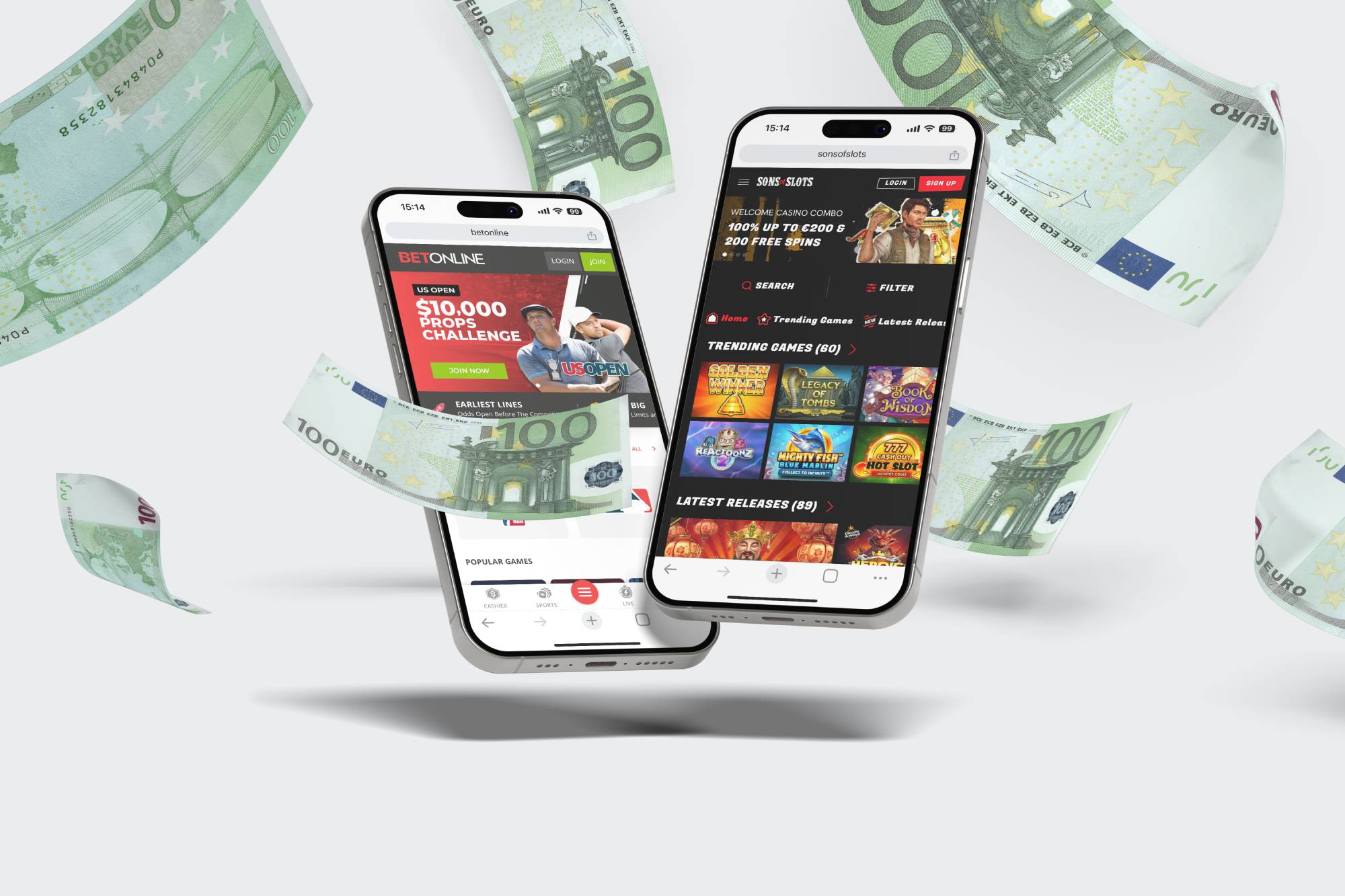 Ksa vordert boetes Sons of Slots en BetOnline