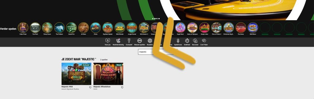 Open-Majestic-Wheelshow-bij-Unibet