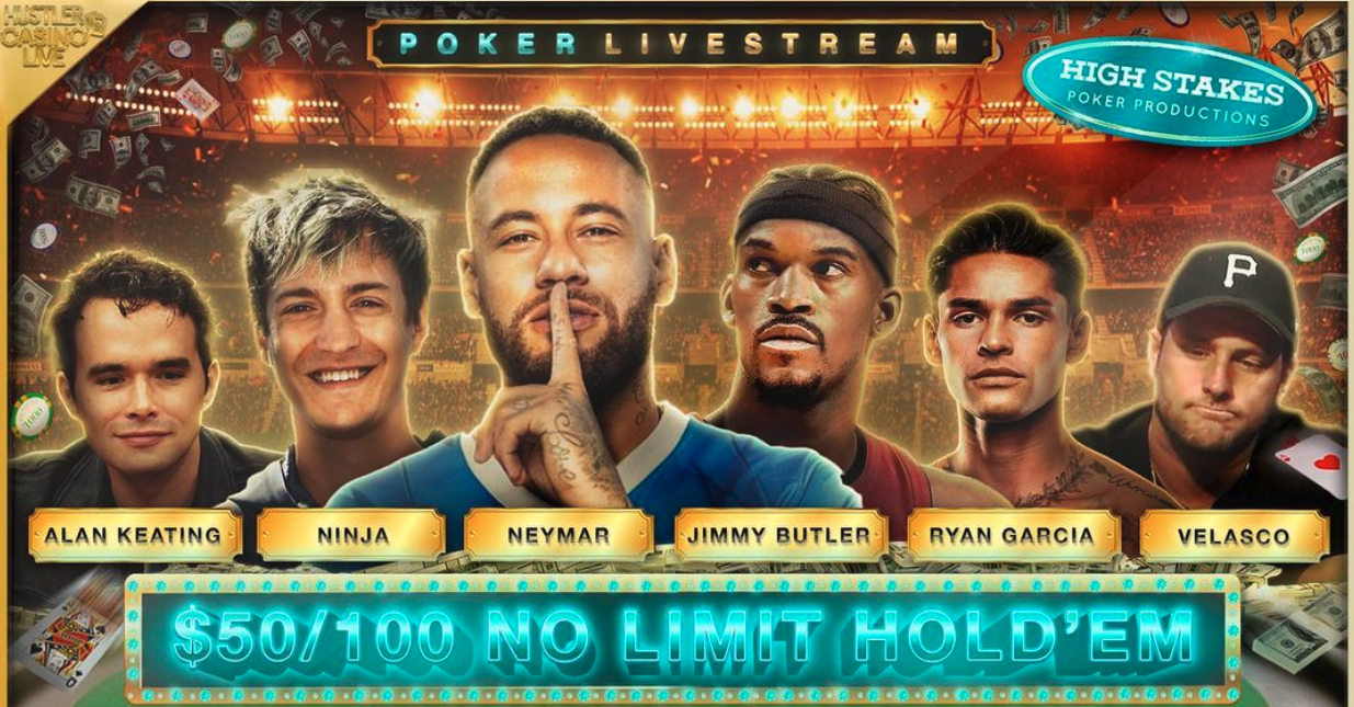 Neymar Jr. bij Hustler Casino Live