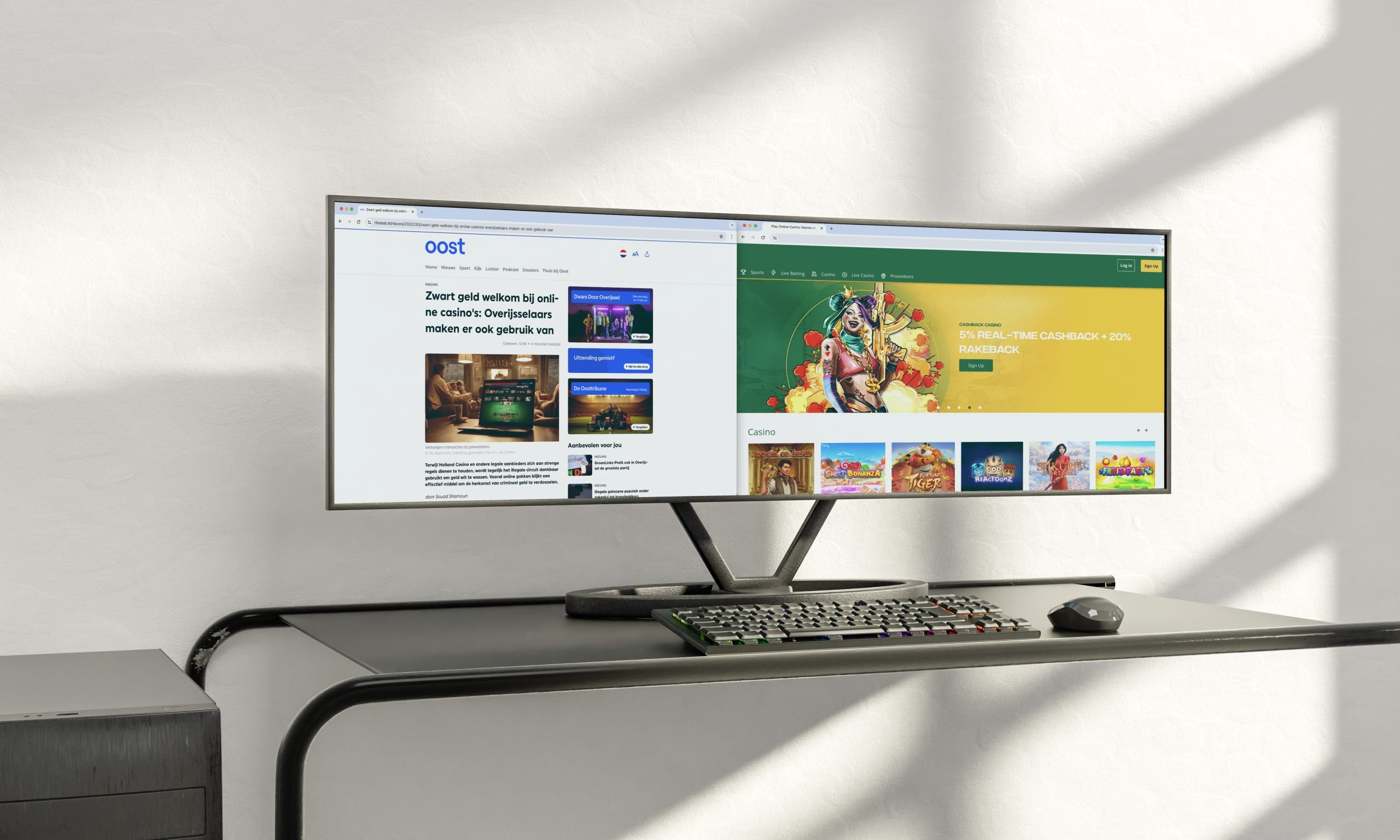 witwassen populair online casino gokken