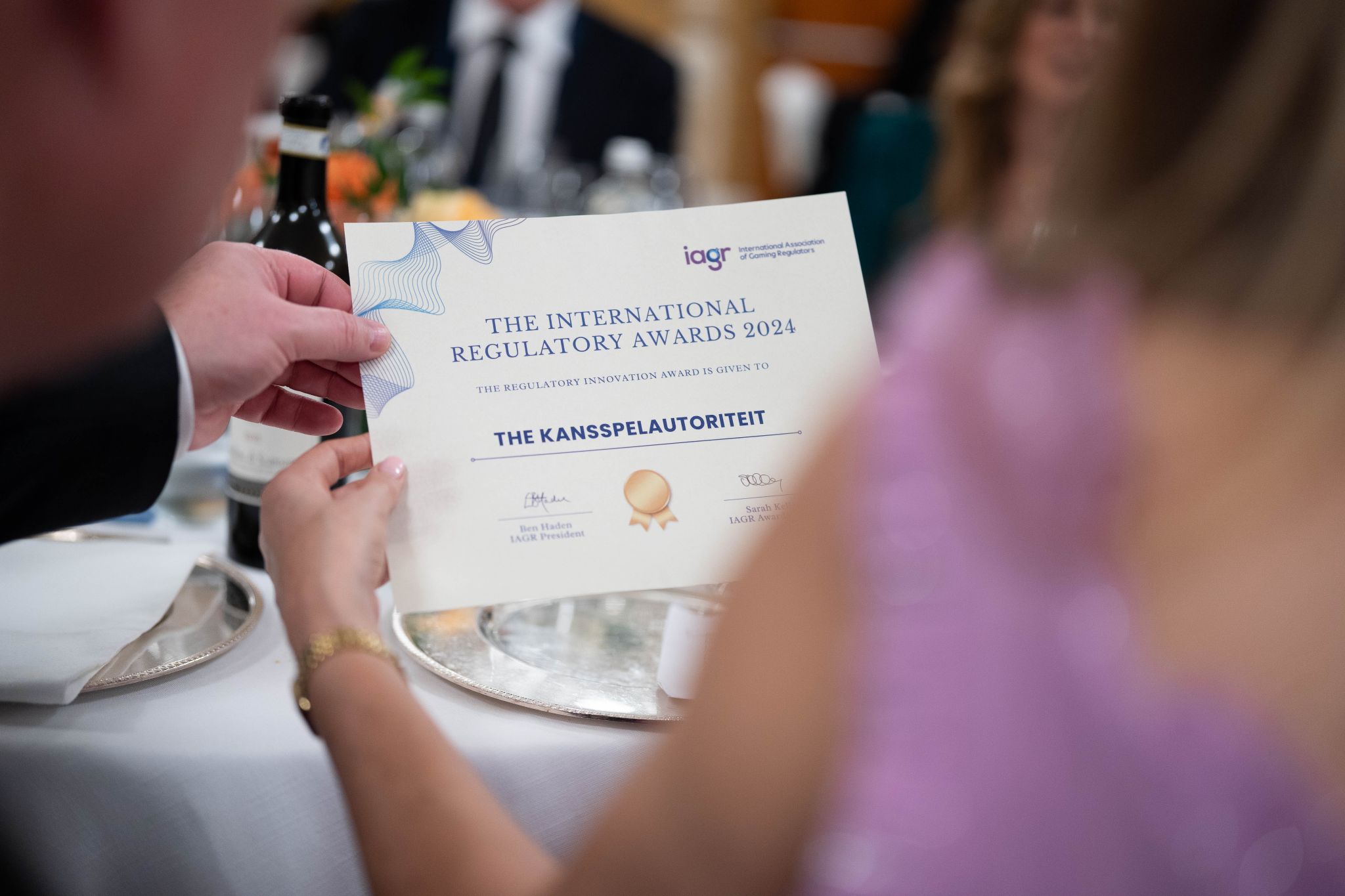 Kansspelautoriteit award