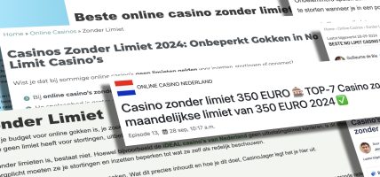 Casinon zonder limiet